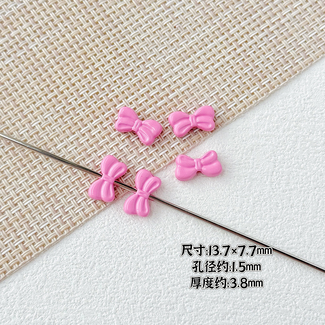 Baking Painted Christmas Tree and Bells Metal Beads 20pcs Festive Colors 9