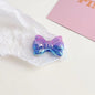 UV Plating Gradient Crackle Bow Acrylic Beads 32mm 50pcs 9