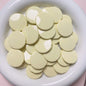 Painted Disc Acrylic Beads 25mm Macaroon Baking Pastel Mixed 10pcs 4