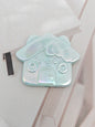 Plating Cat House Acrylic Flat Beads 30mm Pastel Colors 50pcs 9