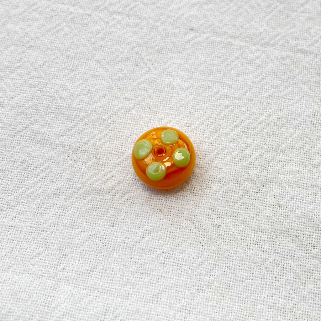 Hand Painted Enamel Glass Beads Juicy Fruit Series 1pc 4