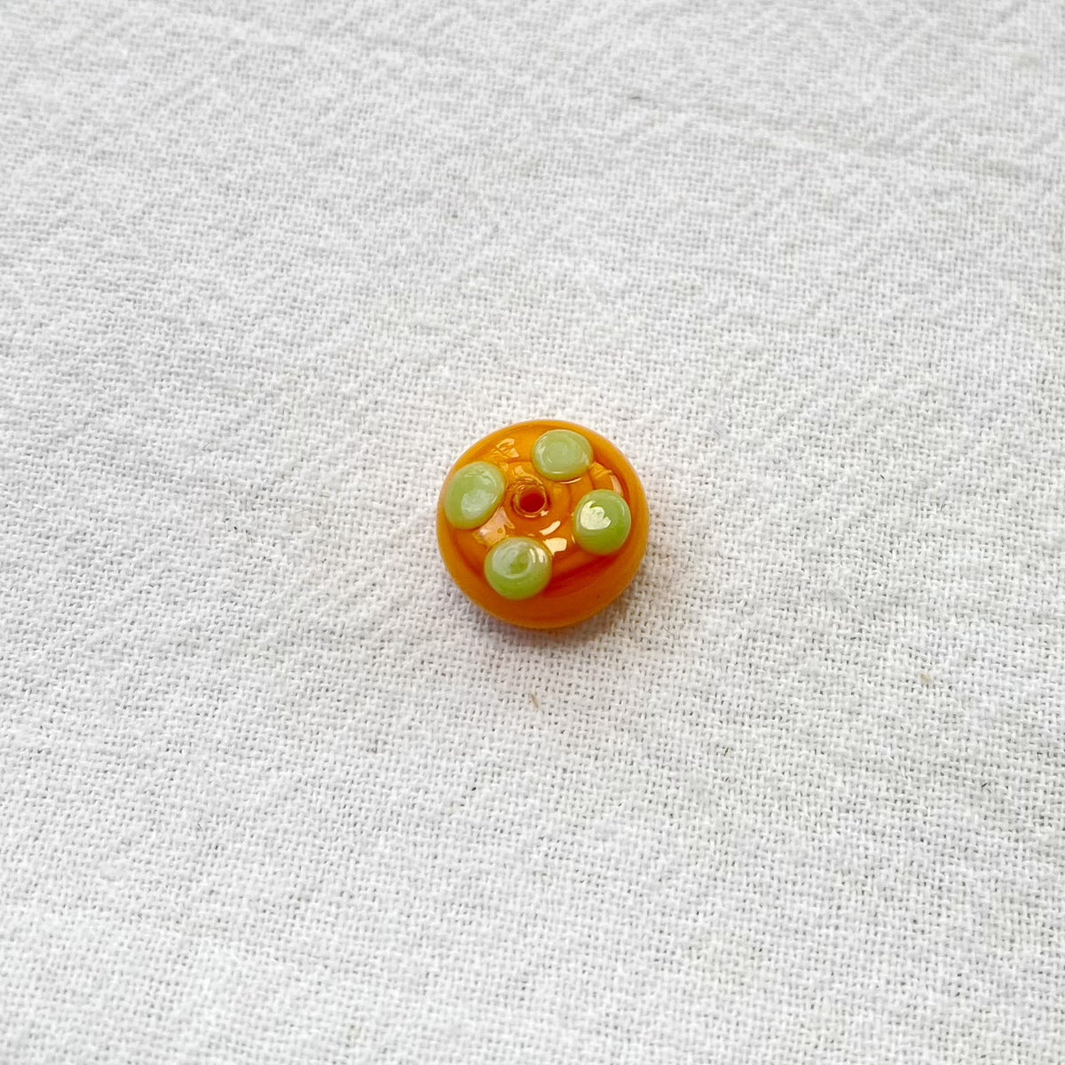 Hand Painted Enamel Glass Beads Juicy Fruit Series 1pc 4