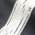 Pearly Lustre Flat Disc Clay Beads 6mm Colorful Pastel 10strands 4