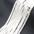 Pearly Lustre Flat Disc Clay Beads 6mm Colorful Pastel 10strands 4