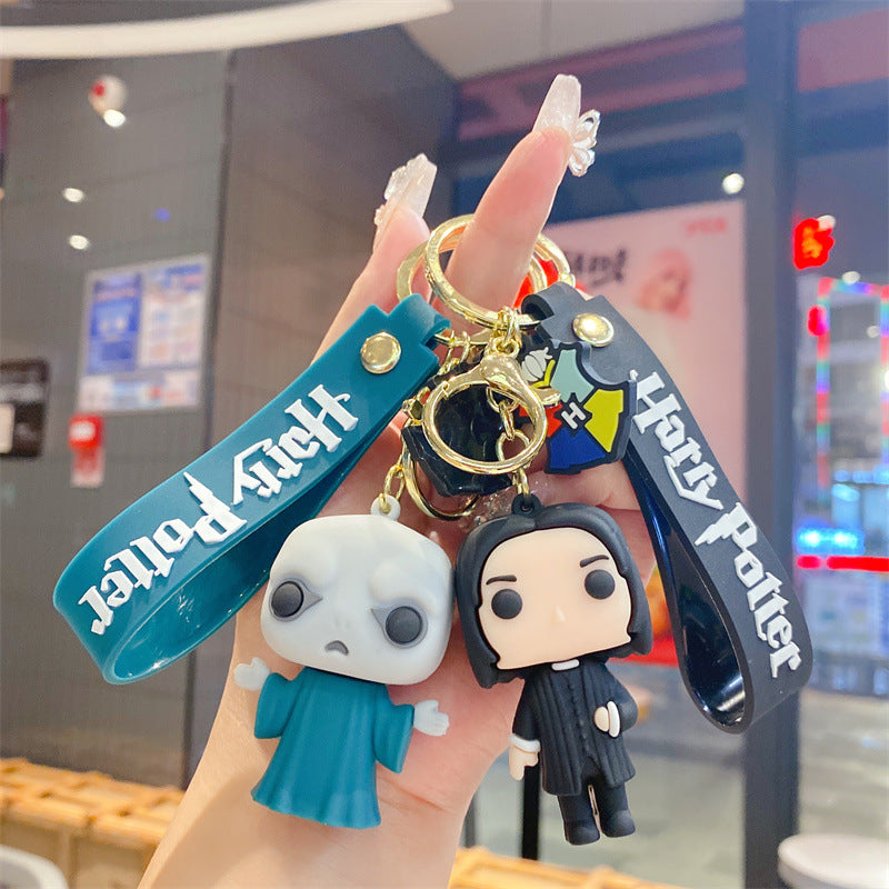 Plastic Halloween Themed Chibi Character Keychain Magical Series 2