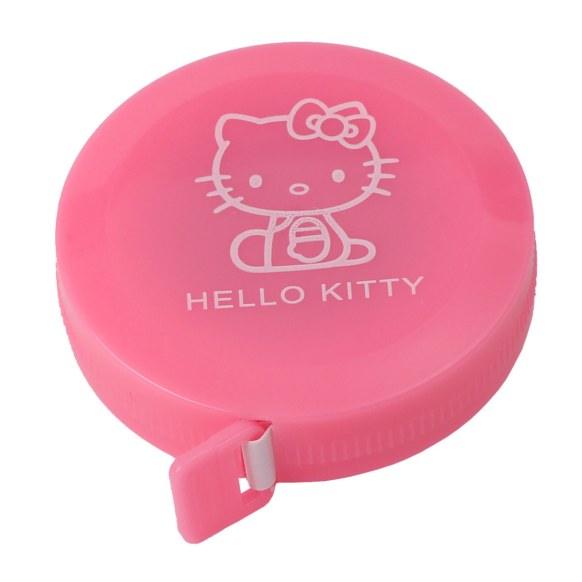 Retractable Plastic Measuring Tapes Pink Hello Kitty Pattern 2pcs 5cm 5
