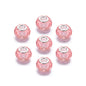 Acrylic Spacer Beads 14mm Imitation Crystal Large Hole 30pcs 17