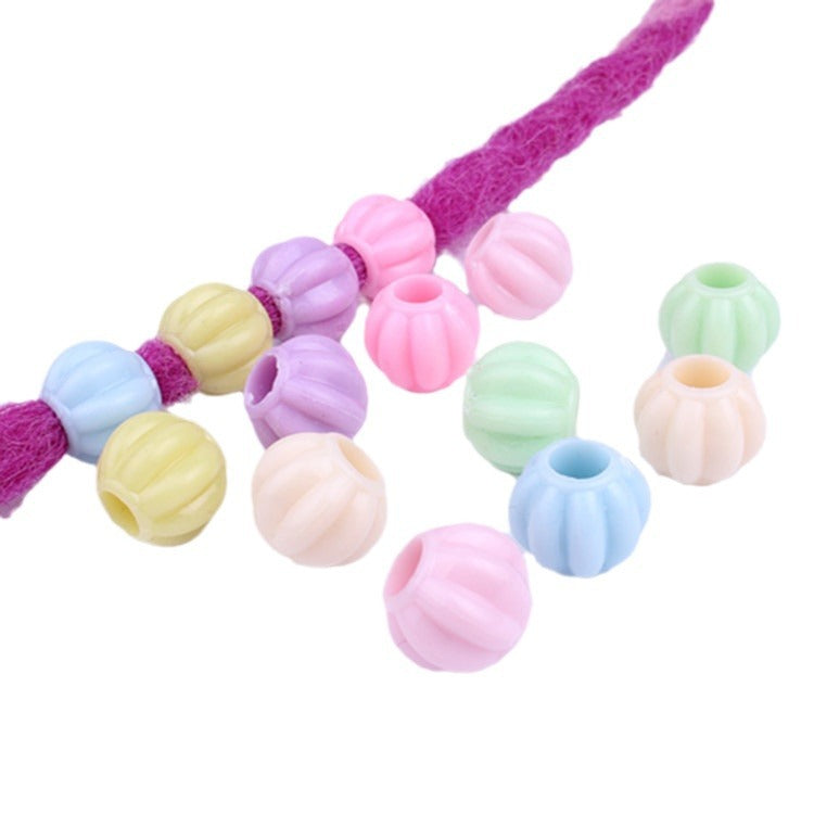 Macaron Color Lantern Shaped Acrylic Beads 13mm Pastel 100pcs 4
