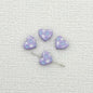 Heart Metal Beads 12mm Baking Painted Puzzle Pattern Enamel 10pcs 11