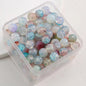 Crackle Glass Beads 10mm Gradient Pastel Colors 60pcs 3