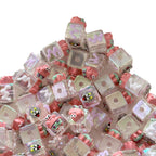 Hand Painted Square Acrylic Beads 16mm Patrick Star Design 10pcs 5