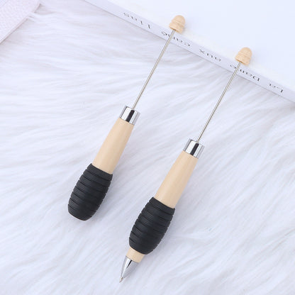 Beadable Telescopic Pen Colorful Ergonomic Rotary Ballpoint 1.0mm 21