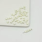 Heart Metal Beads 6mm Puffy Glossy Pastel Colors 50pcs 9