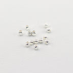 Square Metal Beads 3/4mm Gold Silver Tone Zinc Alloy 1pc 3