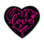 Silicone Focal Beads Love Hair Salon Heart Shape with Hairstyling Tools 20pcs 10
