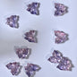 Phoenix Tail Butterfly Glass Beads 12x15mm Translucent Mixed Colors 50pcs 17