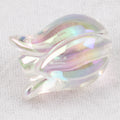 Transparent Plating Tulip Acrylic Beads 12x16mm Colorful 20pcs 7