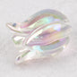 Transparent Plating Tulip Acrylic Beads 12x16mm Colorful 20pcs 7