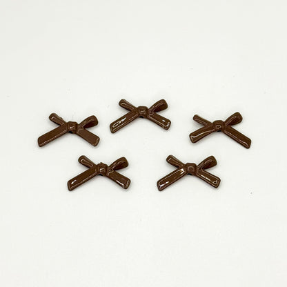Bow Metal Beads 20mm Baking Painted Polished Alloy 50pcs 17