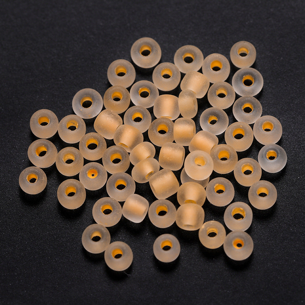 Glow In The Dark Seed Glass Beads 3mm Multicolor Stripes 1800pcs 53