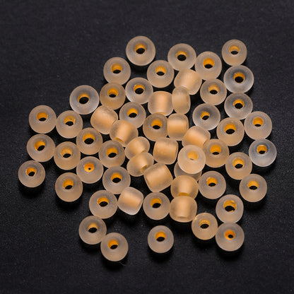 Glow In The Dark Seed Glass Beads 3mm Multicolor Stripes 1800pcs 53
