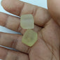 Rubberized Ice Texture Square Acrylic Beads 14mm Frosted Matte 100pcs 13