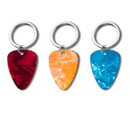 Stainless Steel Paddle Keychain Polished Teardrop Shape Vibrant Colors