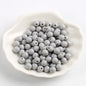 Solid Color Round Acrylic Beads 6mm Glossy Finish 600pcs 11