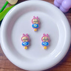 Popsicle Acrylic Beads 20mm x 30mm Glossy Pastel Mixed Colors 10pcs 4