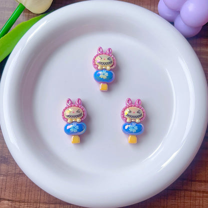 Popsicle Acrylic Beads 20mm x 30mm Glossy Pastel Mixed Colors 10pcs 4