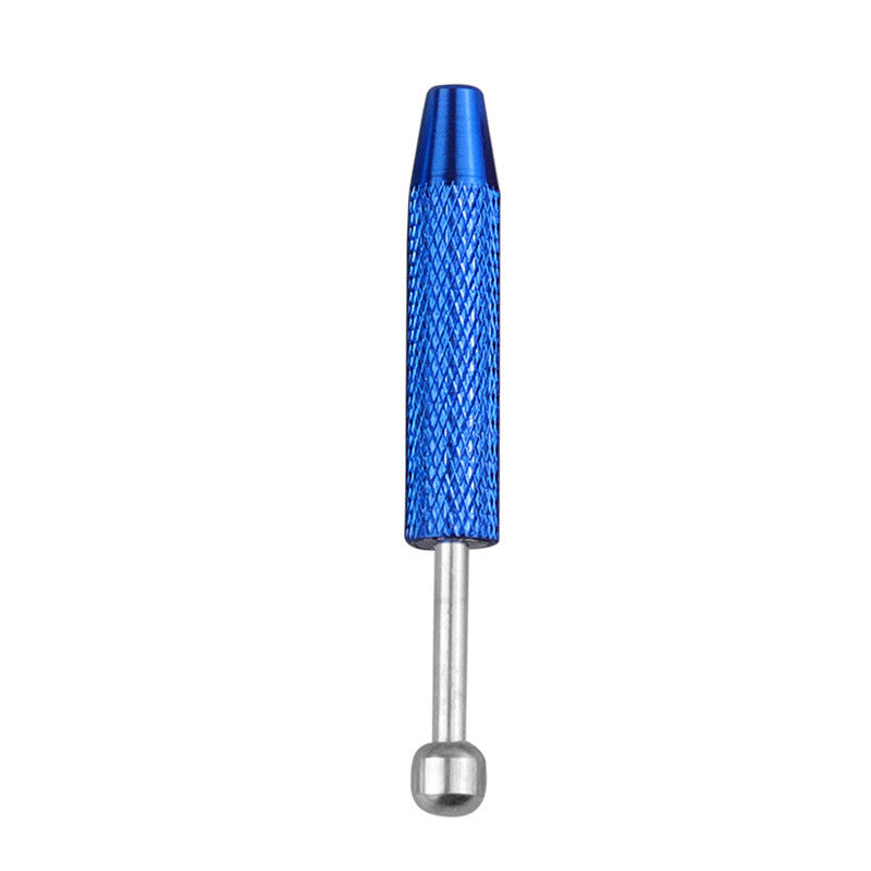 Stainless Steel 4-Prong Claw Tweezers Multi Colored Knurled Grip 3pcs 9