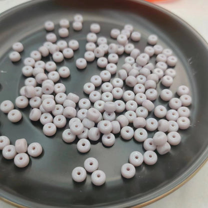 Electroplated Glass Beads 6mm Colorful Metallic Sheen 100pcs 8