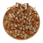 Ice-Cracked Round Glass Beads 8mm Vibrant Vintage Colors 50pcs 5