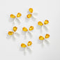 Jewelled Bow Rhinestone Beads 18mm Vibrant Colors Alloy 10pcs 12
