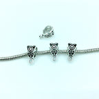 Alloy Bead-Hanger Spacer Beads Vintage Tibetan Style 100pcs 3