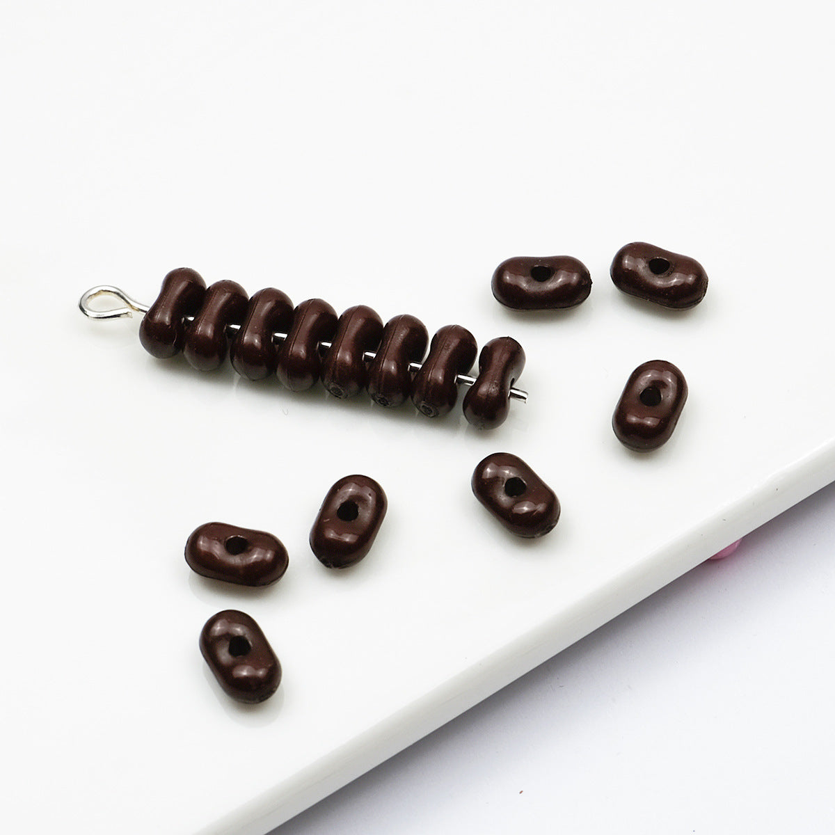 Acrylic Peanut Spacer Beads 6mm Glow In The Dark 200pcs 8