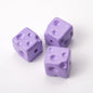 Painted Square Acrylic Beads 14mm Colored Baking Cheese Style 100pcs 4