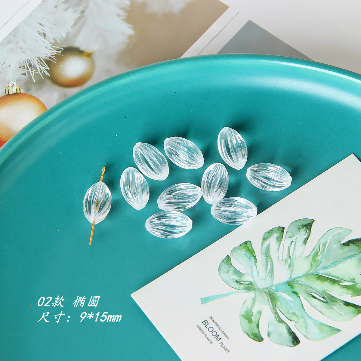 Transparent Butterfly Flower Star Acrylic Beads Single Piece Summer Series 7