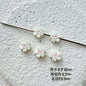 Flower Metal Beads 10mm Baking Painted Cherry Blossom 20pcs 15