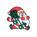Silicone Focal Beads Christmas Santa Tree Bell Design 10pcs 4