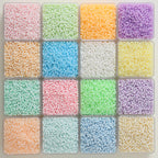 Czech Seed Glass Beads 4mm Glossy Pastel Colors 300pcs 3