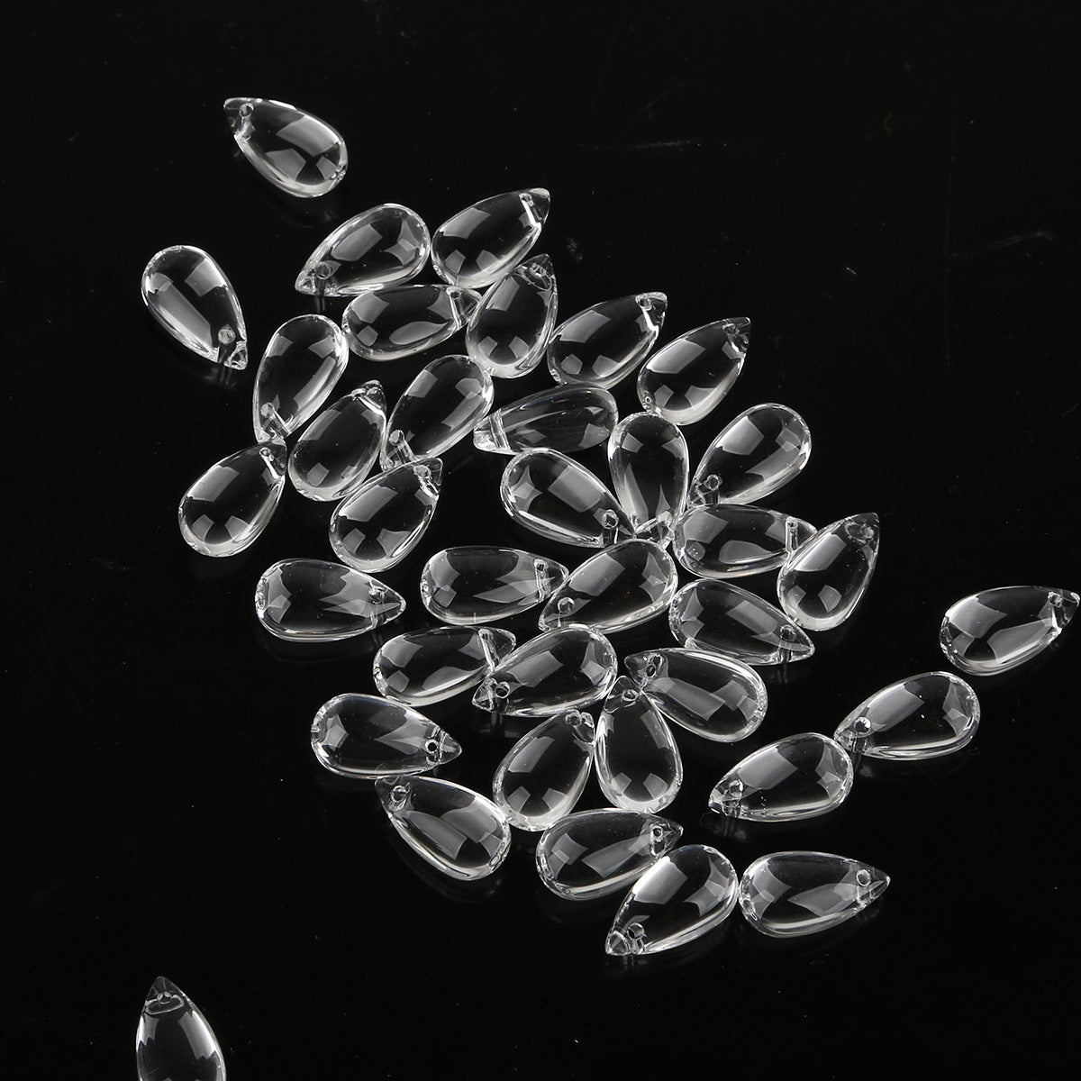 Czech Glass Beads Teardrop 8x14mm Smooth Polished 10pcs 14