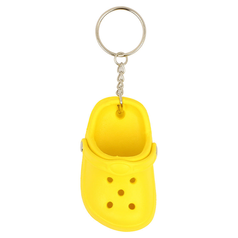 Silicone Mini Slippers Couple Keychain Colorful Clog Style 4
