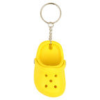 Silicone Mini Slippers Couple Keychain Colorful Clog Style 4
