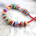 Resin Donut Spacer Beads 14mm Colorful 500pcs 2