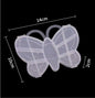 Multi Shaped Plastic Organizer Box PP Clear 1pc 11