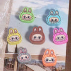 Labub Character Clay Beads 10mm Colorful Bunny Faces 200pcs