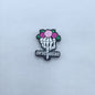 Silicone Focal Beads Halloween Skeleton Hand Cheeky Phrase 20pcs 6
