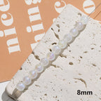Pearl Acrylic Beads 8-16mm Mermaid Imitation Shimmer 10pcs 6