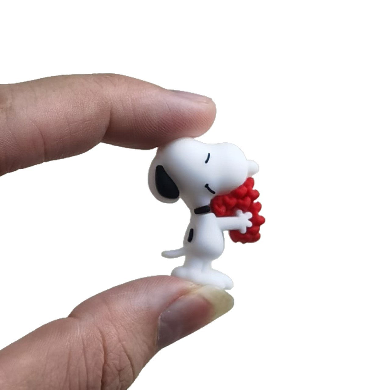 Silicone 3D Focal Beads Snoopy Shell Smiling Face Center 20Pcs 3